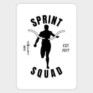 Mens Athletics Sprint Squad Athlete Gift Sticker
